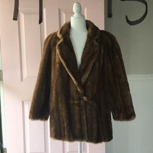 Vintage faux fur coat